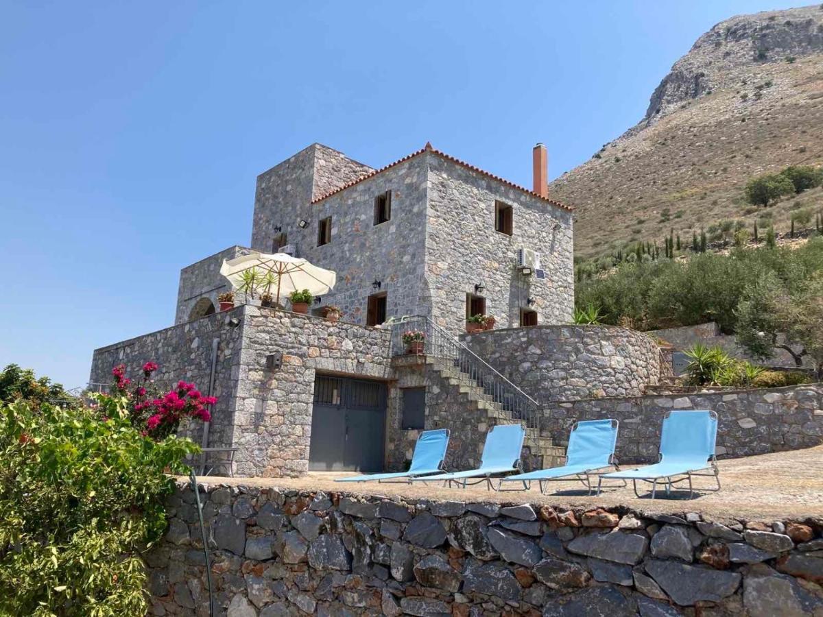 Πύργος Παραδοσιακός Με Μαγευτική Θέα - Villa Traditional Tower With Amazing Sea View 阿里奥波利斯 外观 照片